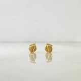 Stud Earrings Pie 0.55gr / 0.7cm / Yellow Gold