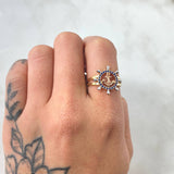 Anchor Wheel Ring 2.7gr / Size 6 3/4 / 18K Gold