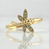 Anillo Libelula 1.55gr / T6 / Oro 18K