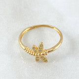 Anillo Libelula 1.55gr / T6 / Oro 18K