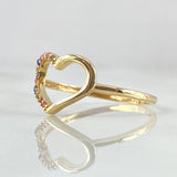 Heart Silhouette Ring 1.4gr / Size 6 1/4 / 18K Gold