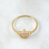 Byzantine Crown Ring 1.5gr / Size 7 1/2 / 18K Gold