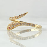 Snake Ring 2.2gr / Size 7 3/4 / 18K Gold