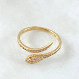 Snake Ring 2.1gr / Size 6 3/4 / 18K Gold
