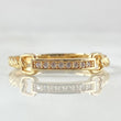 Braided Belt Ring 1.15gr / Size 6 3/4 / 18K Gold