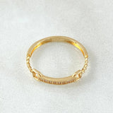Braided Belt Ring 1.15gr / Size 6 3/4 / 18K Gold