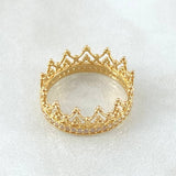 Latent Crown Ring 2.3gr / Size 5 / 18K Gold
