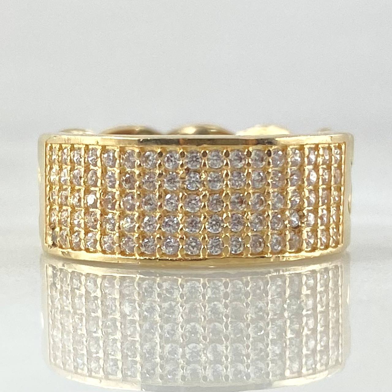 Dense Cuban Ring 5.05gr / Size 5 1/2 / 18K Gold