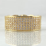 Dense Cuban Ring 5.05gr / Size 5 1/2 / 18K Gold