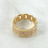 Dense Cuban Ring 5.05gr / Size 5 1/2 / 18K Gold