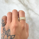 Dense Cuban Ring 5.05gr / Size 5 1/2 / 18K Gold