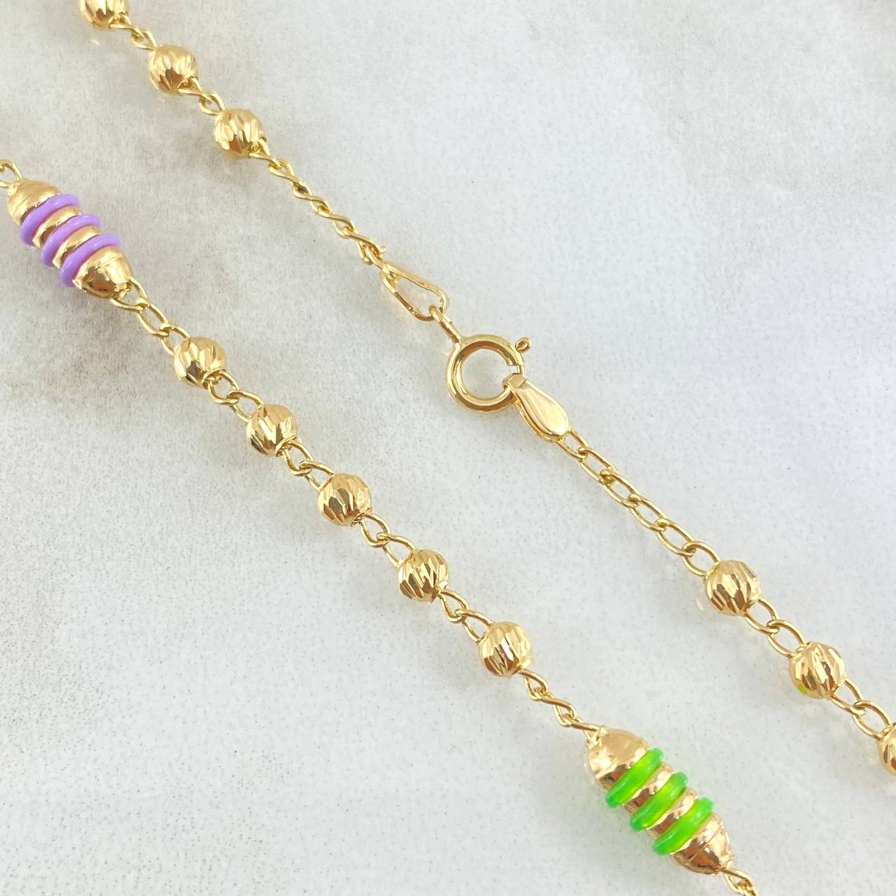 Rustic Military Type Chain 8.25gr / 50cm / 18K Gold *