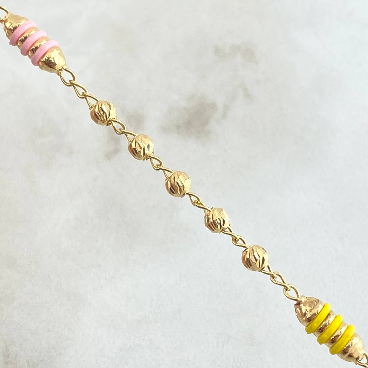 Rustic Military Type Chain 8.25gr / 50cm / 18K Gold *