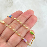 Rustic Military Type Chain 8.25gr / 50cm / 18K Gold *