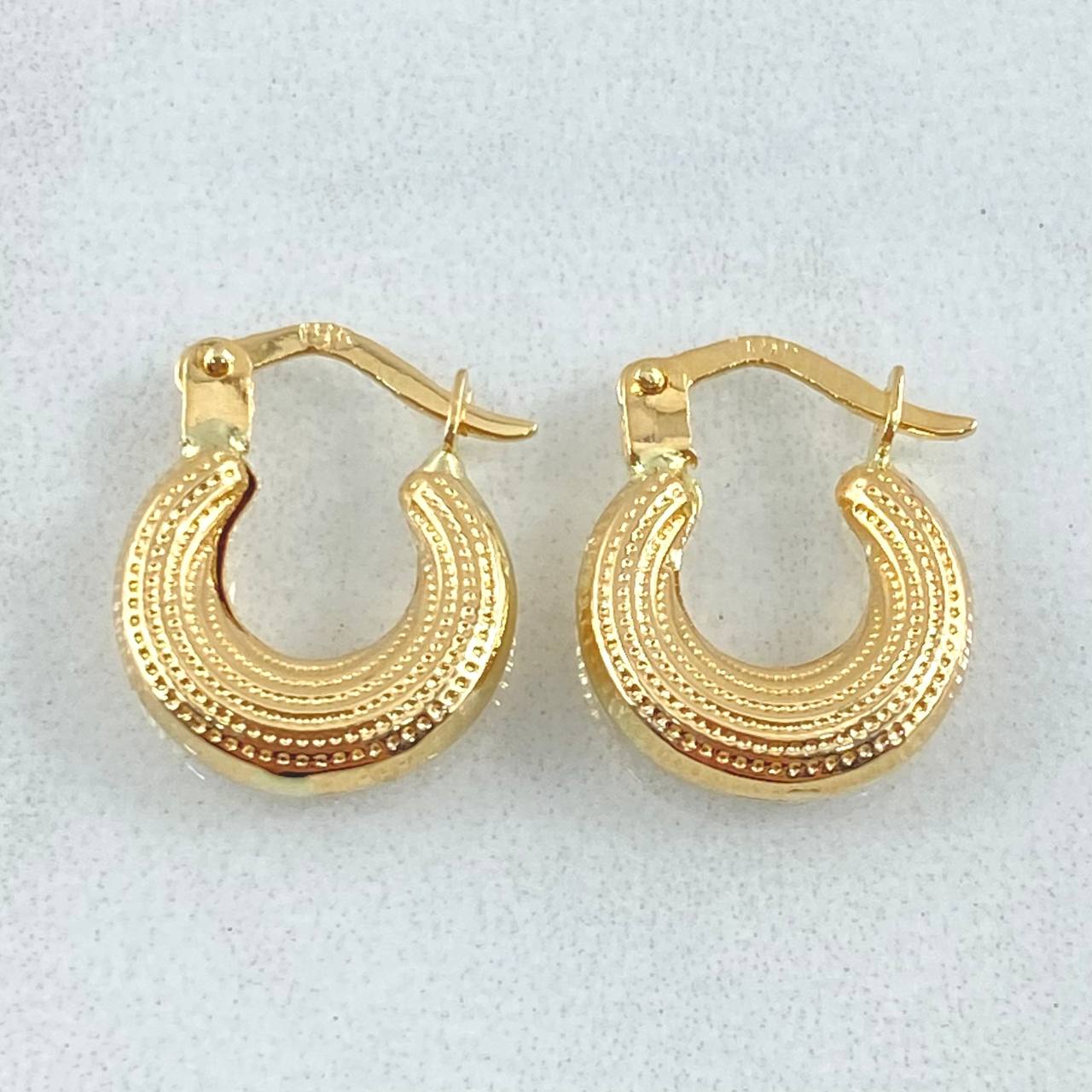 Hoop Earrings Salo 1.25gr / 1.15cm / 18K Gold *
