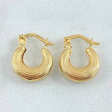Hoop Earrings Salo 1.2gr / 1.5cm (0.6in) / 18K Gold