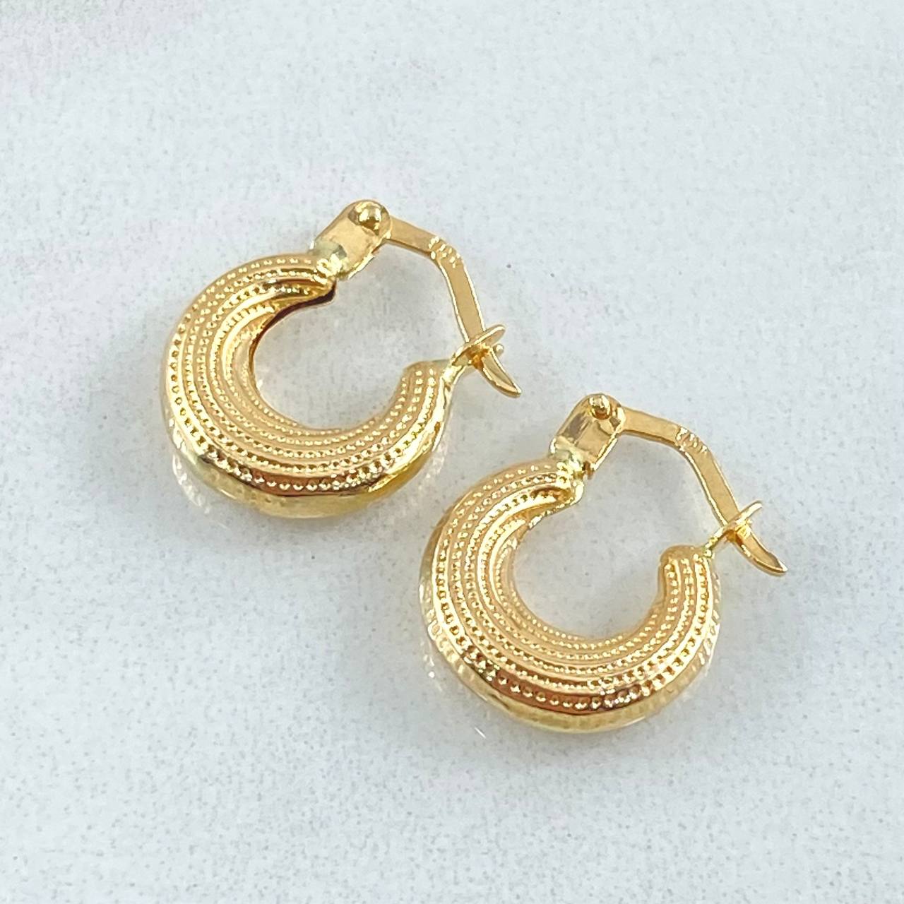 Hoop Earrings Salo 1.25gr / 1.15cm / 18K Gold *