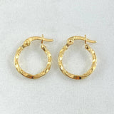Hoop Earrings Kari 0.8gr / 1.5cm / 18K Gold