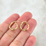 Candongas Kari 0.75gr / 1.5cm / Oro 18K