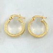 Hoop Earrings 0.95gr / 0.5in / 18K Gold ©
