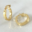 Hoop Earrings Tribal 1.05gr / 1.5cm / 18K Gold
