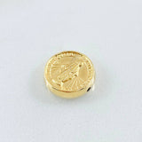 Charm Drum Miraculous Virgin 0.55 g / 1/2 in Yellow Gold 18K
