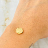 Herraje Tambor Virgen Guadalupe 0.5 g / 1/2 in Oro Amarillo 18K