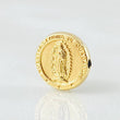 Herraje Tambor Virgen Guadalupe 0.5 g / 1/2 in Oro Amarillo 18K
