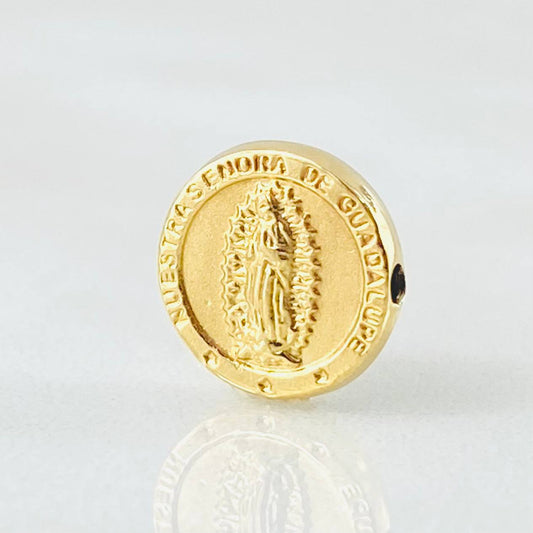 Charm Drum Virgin Guadalupe 0.5 g / 1/2 in Yellow Gold 18K