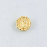 Herraje Tambor Virgen Guadalupe 0.5 g / 1/2 in Oro Amarillo 18K
