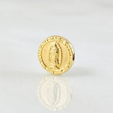 Herraje Virgen Guadalupe 0.35gr / 1/4 in / Oro Amarillo 18K *
