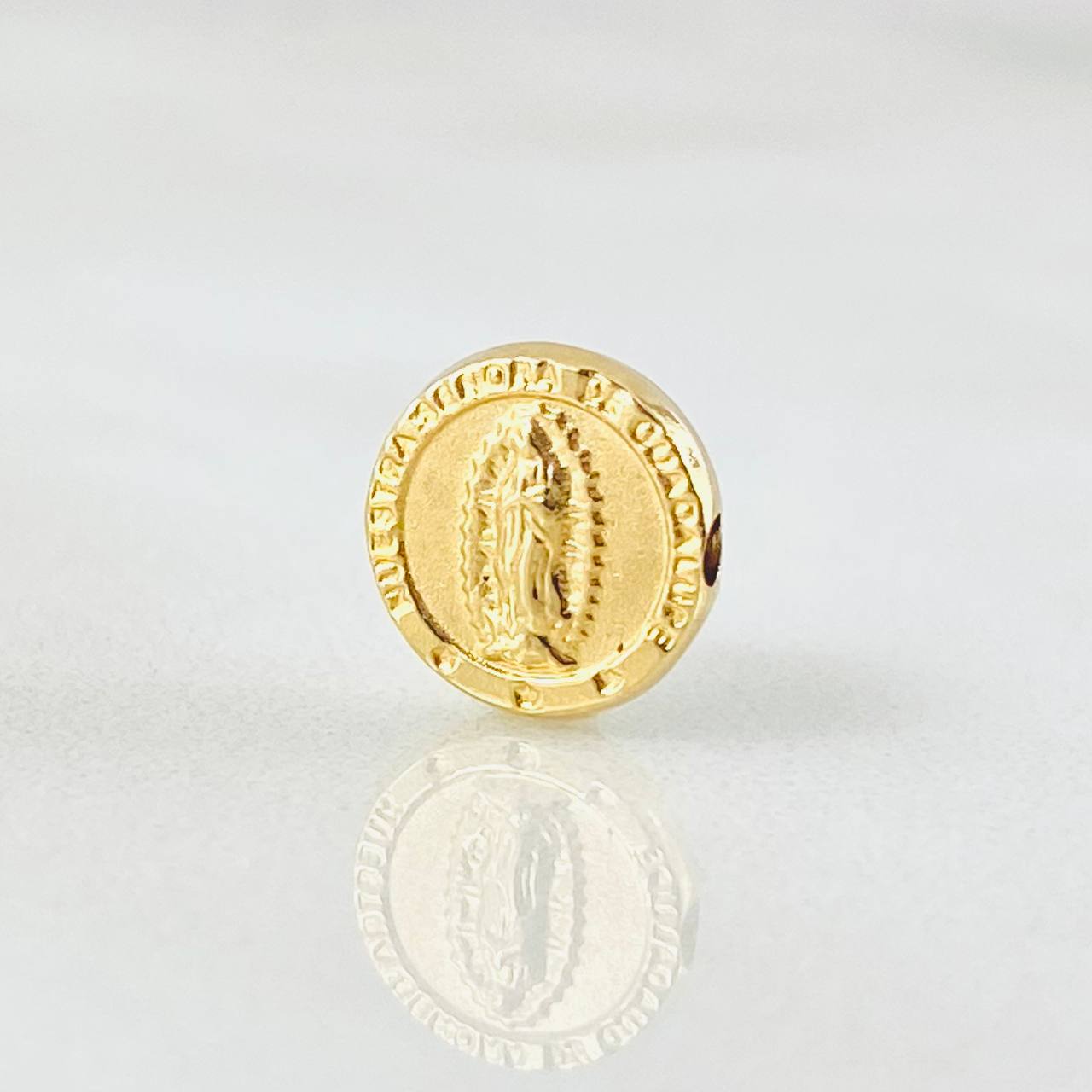 Herraje Virgen Guadalupe 0.35gr / 1/4 in / Oro Amarillo 18K
