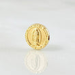 Herraje Virgen De Guadalupe 0.55 g / 1/2 in Oro Amarillo 18K