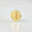 Herraje Virgen Guadalupe 0.4gr / 1/4 in / Oro Amarillo 18K *