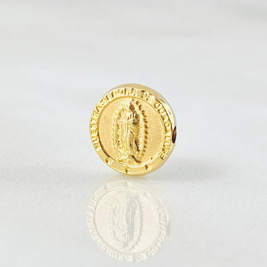 Herraje Virgen Guadalupe 0.4gr / 1/4 in / Oro Amarillo 18K *