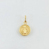 Dije San Benito 0.4 g / 1/2 in Oro Amarillo 18K