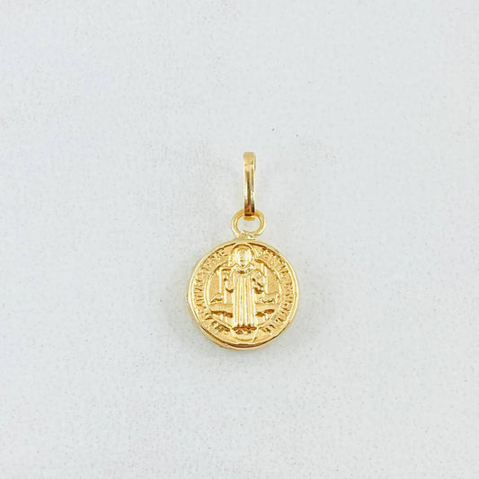 Dije San Benito 0.4 g / 1/2 in Oro Amarillo 18K