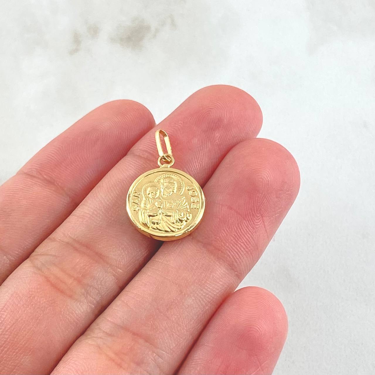 Dije San José 0.7 g / 1/2 in Oro Amarillo 18K