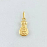 Dije Bolsa Dinero 0.35gr / 3/4 in / Oro Amarillo 18K