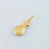Pendant Money Bag 0.35gr / 3/4 in / 18K Gold