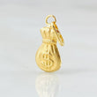 Dije Bolsa Dinero 0.35gr / 3/4 in / Oro Amarillo 18K