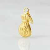 Dije Bolsa Dinero 0.35gr / 3/4 in / Oro Amarillo 18K