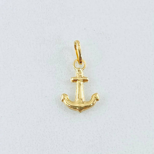 Pendant Anchor 0.2 g / 1/2 in 18K Yellow Gold