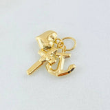 Dije Tres Gracias 0.8gr / 3/4 in / Oro Amarillo 18K