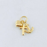 Dije Tres Gracias 0.55 g / 1/2 in Oro Amarillo 18K