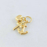 Dije Tres Gracias 0.55 g / 1/2 in Oro Amarillo 18K