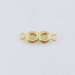 Herraje Infinito 0.45 g / 3/4 in Oro Amarillo 18K
