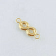 Herraje Infinito 0.4 g / 2 in Oro Amarillo 18K
