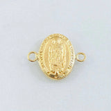 Herraje Virgen De Guadalupe 0.55 g / 1/2 in Oro Amarillo 18K