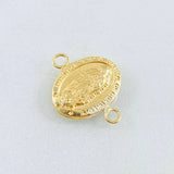 Herraje Virgen De Guadalupe 0.55 g / 1/2 in Oro Amarillo 18K